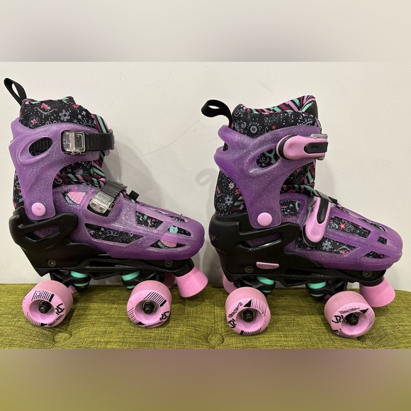 Roller Derby Falcon 2-in-1 Combo Quad & Inline Skates - Purple/Black - Picture 5 of 11